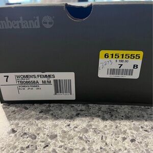 Woman’s Black Timberland